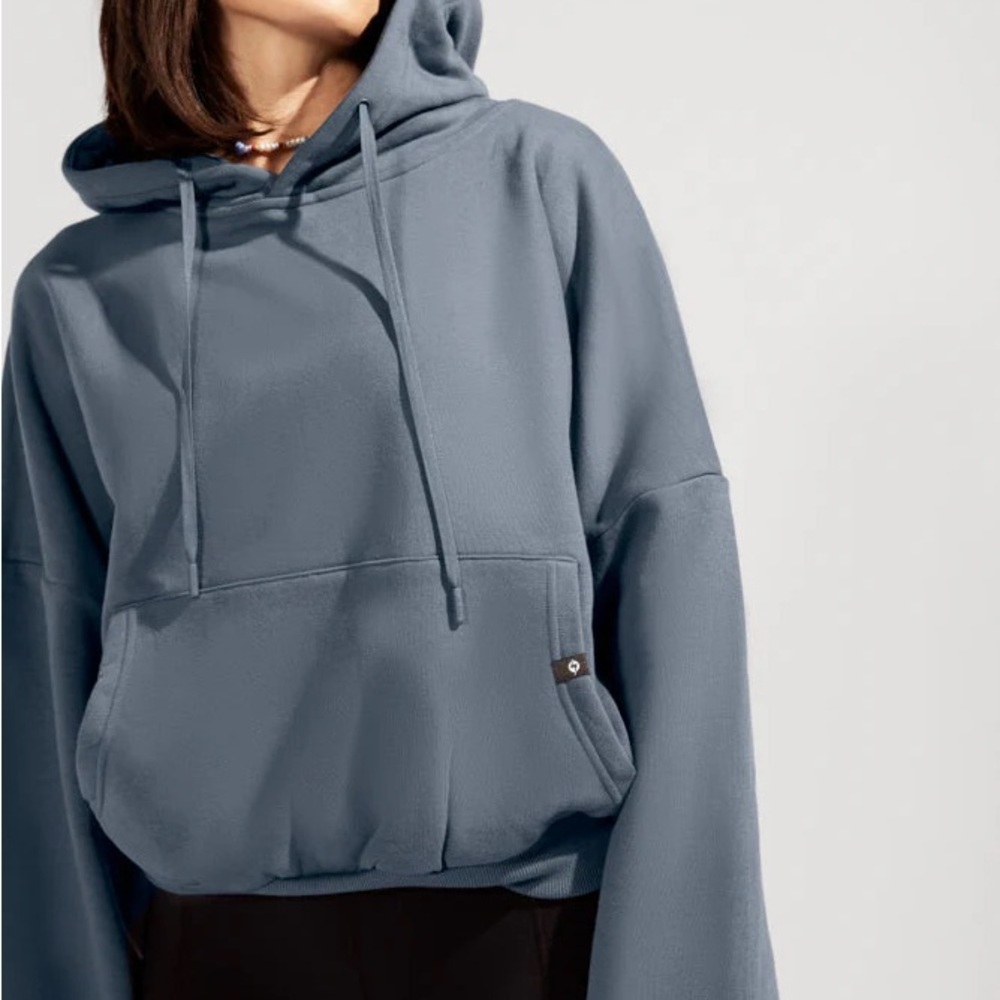 POPFLEX women’s denim blue cloud hoodie